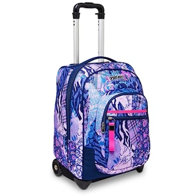 Image of Seven TROLLEY DOTCATTY GIRL, Roller Cases, Blue, Modern