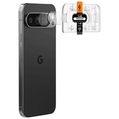 Image of Spigen EZ Fit Tempered Glass Camera Protector Google Pixel 9 Pro 2 Pack