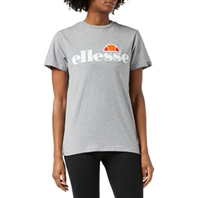 Image of Ellesse Albany Print Tshirt, Women&#039;s, Size: 6, Ath grey