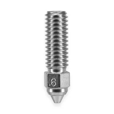 Image of Micro Swiss Brass Plated Wear Resistant Nozzle for Creality K1, K1 Max, CR M4 0.6 mm