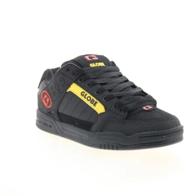 Image of Globe TILT Skate shoes, Men&#039;s, Size: 8, Black/sunset Leather/synthetics