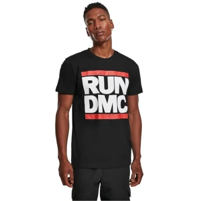 Image of Mister Tee RUN DMC Print Tshirt, Men&#039;s, Size: XXL, Black