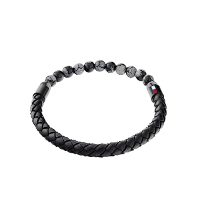 Image of Tommy Hilfiger Bracelet Schwarz grau, Men&#039;s, Size: One Size, grau