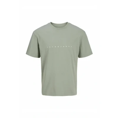 Image of Jack &amp; Jones PLUS SIZE LOGO Print Tshirt, Men&#039;s, Size: XL, Iceberg green
