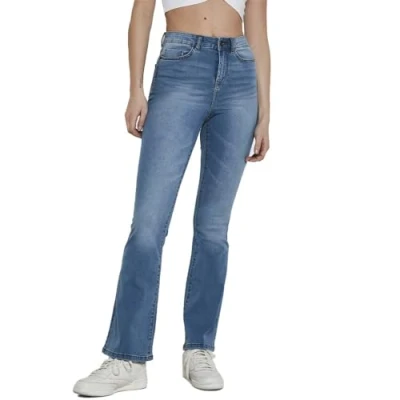 Image of Noisy May Women&#039;s Jeans, Light Blue (Light Denim), 28W / 30L