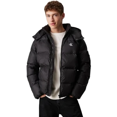 Image of Calvin Klein Jeans Essentials Jacket Down jacket, Men&#039;s, Size: 3XL, Black