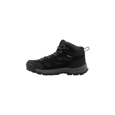 Image of Jack Wolfskin VOJO TOUR Texapore Hiking shoes for kids, Size: 5, Phantom Textile/synthetics