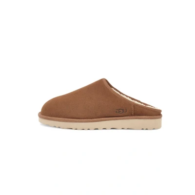 Image of UGG Classic Mules, Men&#039;s, Size: 6, Chestnut Sheepskin