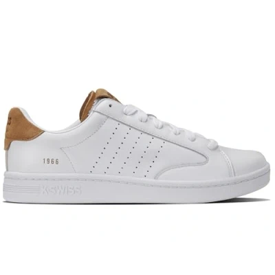 Image of K SWISS Lozan KLUB LTH Trainers, Men&#039;s, Size: 9.5, Wht brownsugar sd Leather