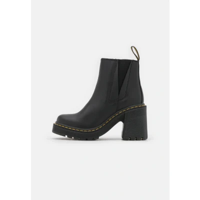 Image of Dr. Martens Spence Platform ankle boots, Women&#039;s, Size: 5, Black sendal Leather