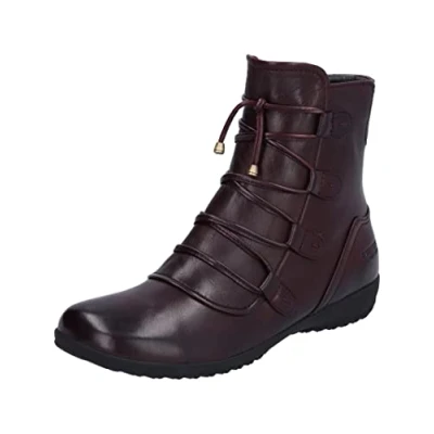 Image of Josef Seibel NALY Laceup ankle boots, Women&#039;s, Size: 6.5, Bordeaux Leather