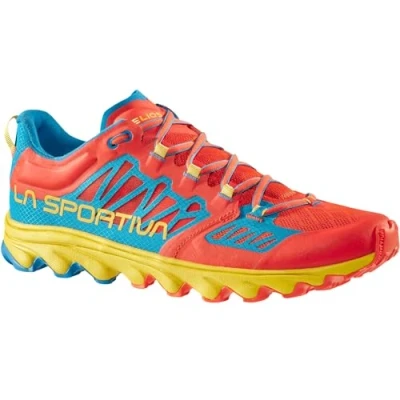 Image of La Sportiva Helios III Trail running shoes, Men&#039;s, Size: 11.5, Yellow/black Textile/synthetics