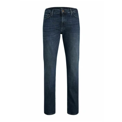Image of Jack &amp; Jones Clark EVAN JOS LID Straight leg jeans Blue denim, Men&#039;s, Size: 33x30, denim