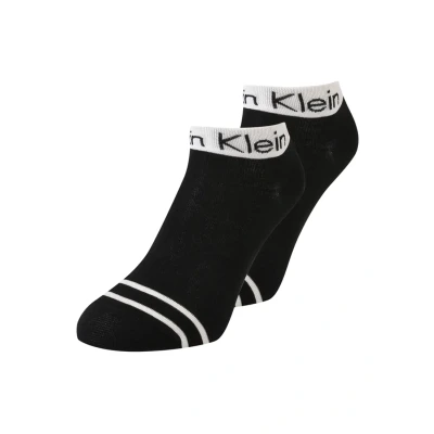 Image of Calvin Klein Underwear ZOEY Anklet 2 PACK Socks, Women&#039;s, Size: 4 7, Black