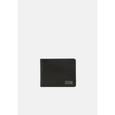 Image of Guess NEW Boston Unisex Wallet, Size: One Size, Black