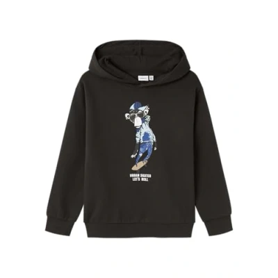 Image of Name it Nkmrenma Hoodie for kids, Size: 7 8y, Black