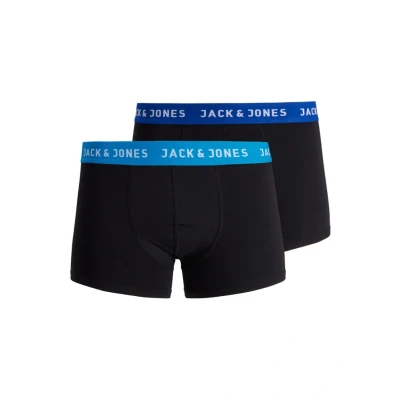 Image of JACK &amp; JONES Men&#039;s Boxer Shorts, Surf the Web/Detail:blue Jewel, L