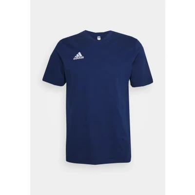 Image of adidas Performance Entrada TEE Print Tshirt, Men&#039;s, Size: XS, Team navy blue