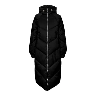 Image of Pieces Pcnocelyn Puffer Jacket Winter coat, Women&#039;s, Size: XS, Black