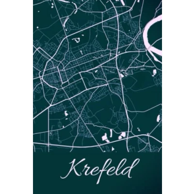 Image of Krefeld: deine Stadt, Region, Heimat! Notizbuch DIN A5 blanko 120 Seiten Geschenk