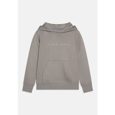 Image of Jack &amp; Jones Junior Jjestar JJ NOOS JNR WHS Hoodie for kids, Size: 8y, Ultimate grey/white