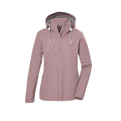 Image of Killtec Women&#039;s Kos 61 Wmn Jacket Functional Waterproof Outdoor with Removable Hood