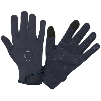 Image of Cavalleria Toscana CT Winter Gloves Navy 7.5 Horse Riding Equestrian