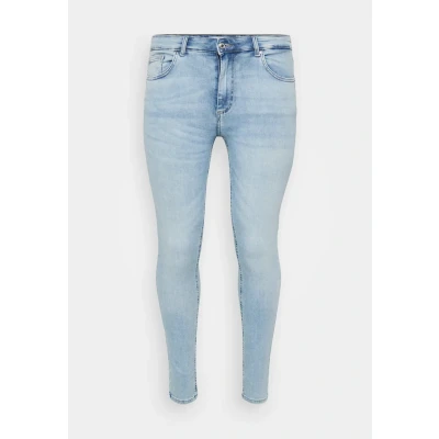 Image of ONLY Carmakoma Carwilly Jeans Skinny Fit, Women&#039;s, Size: 14x32, Light blue denim