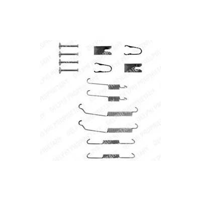 Image of Accessory Kit, brake shoes DELPHI LY1257