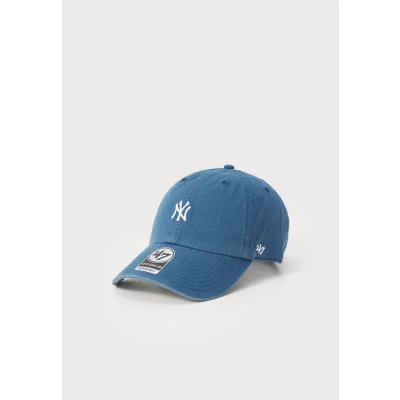 Image of &#039;47 Brand Clean Up Base Runner Strapback Cap NY Yankees B BSRNR17GWS TB blue, Size: One Size, Size