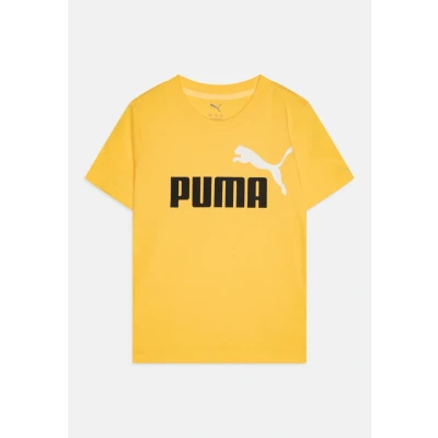 Image of Puma Color LOGO TEE Unisex Print Tshirt for kids, Size: 10y (9 10y), White