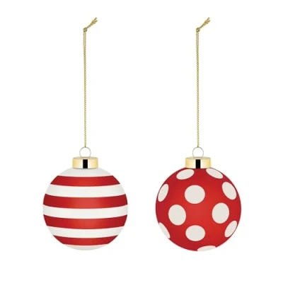Image of Alessi Christmas ball set Delight 2024 NZ04SET2 Nika Zupanc