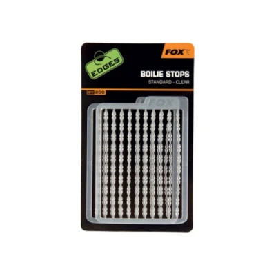 Image of Fox Boilie Stops clear 200pcs standard Boiliestoppers