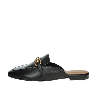 Image of Tamaris Damen Hausschuh Leder; BLACK, EU 37