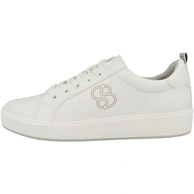Image of s.Oliver Trainers white, Women&#039;s, Size: 4, White High quality imitation leather