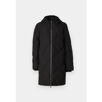 Image of Pieces Pcnovella Jacket Down coat, Women&#039;s, Size: Medium, Black