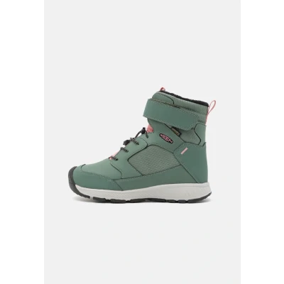 Image of Keen SKUA WP Winter boots for kids, Size: 6, Dark forest Leather/synthetics