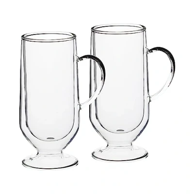 Image of La Cafetière Irish Coffee Glasses 275 ml Double Walled 2 Pieces