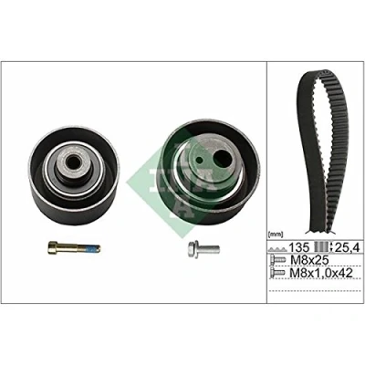 Image of Timing Belt Set INA 530 0055 10