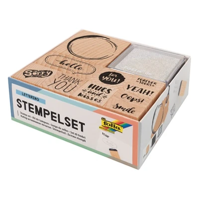 Image of Folia 31104 Wooden Stamp Set