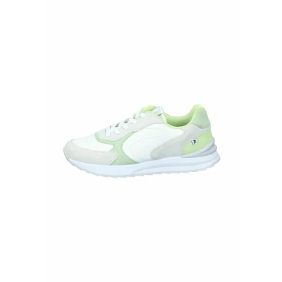 Image of Rieker Trainers, Women&#039;s, Size: 6.5, offwhite paper lightmint lime Leather