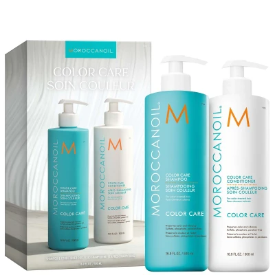 Image of Moroccanoil Color Care Shampoo and Conditioner 500ml Duo (Worth £83.40)