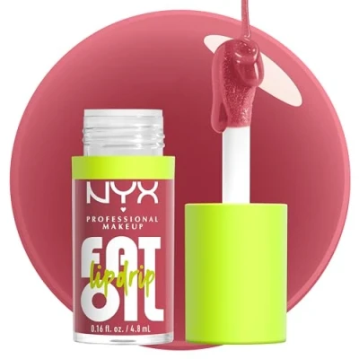 Image of NYX Professional Makeup Fat Oil Lip Drip 12H Hydration Non Sticky Finish Gloss 4.8ml (Various Shades) Chillin&#039; Like a Villain