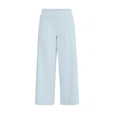 Image of ICHI Women&#039;s Ihkate Sus Wide Pa Business Casual Pants, 144115/Cashmere Blue, XL