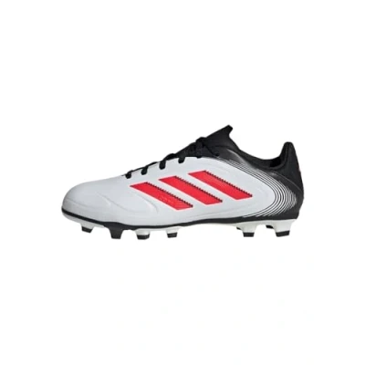 Image of adidas Performance COPA PURE CLUB Unisex Moulded stud football boots for kids, Size: 3.5, White/lucid red/core black Synthetics