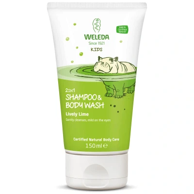 Image of Weleda Kids 2 in 1 Wash 150ml Lively Lime