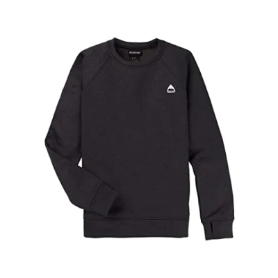 Image of Burton OAK CREW Sweatshirt, Women&#039;s, Size: XS, True black heather