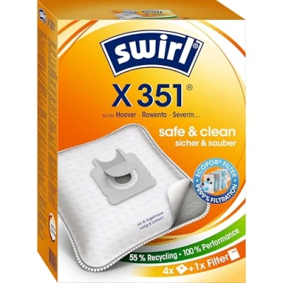 Image of Swirl Filter bags vacuum cleaner hoover X351 4pcs