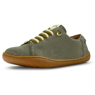 Image of Camper PEU CAMI KIDS Unisex Casual laceups for kids, Size: 11K, Mittelgrün Suede