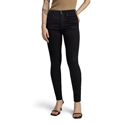 Image of G STAR Lhana Skinny Jeans Fit, Women&#039;s, Size: 24, Pitch black